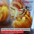 Authentic Taiwanese tea drinks made healthy @ Yi Fang Fruit Tea, Sunway Pyramid