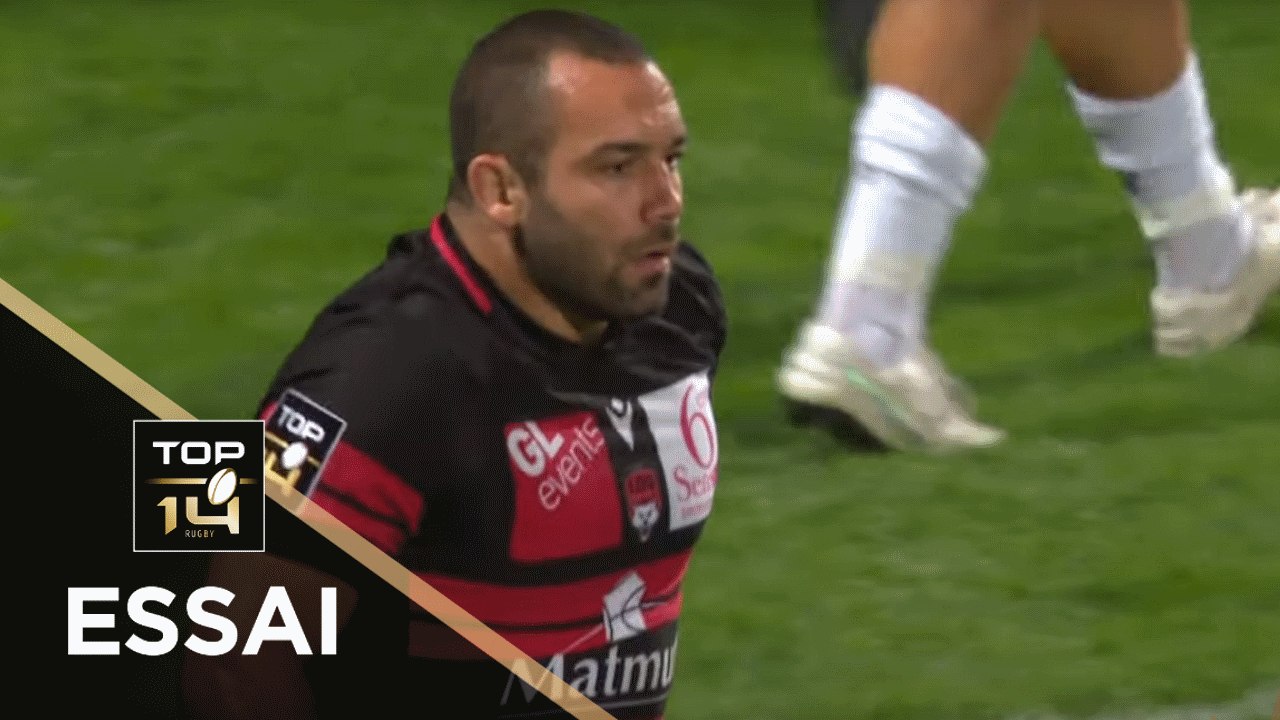 TOP 14 - Essai Jean-Marc DOUSSAIN (LOU) - Lyon - Bordeaux-Bègles - J6 - Saison 2019/2020