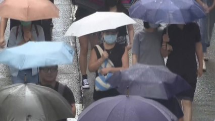 "마스크 못 벗는다"...홍콩 시민들 마스크 쓰고 대규모 시위 / YTN