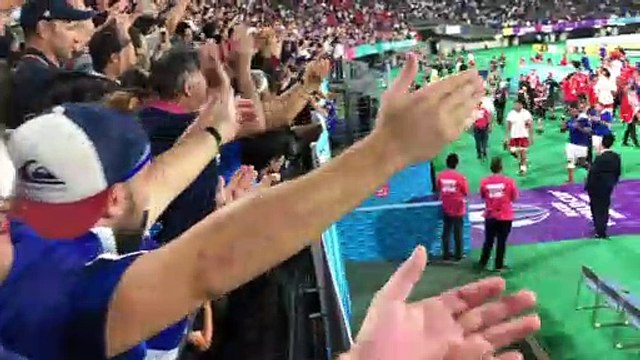 Mondial de rugby : les supporters saluent la qualification des Bleus