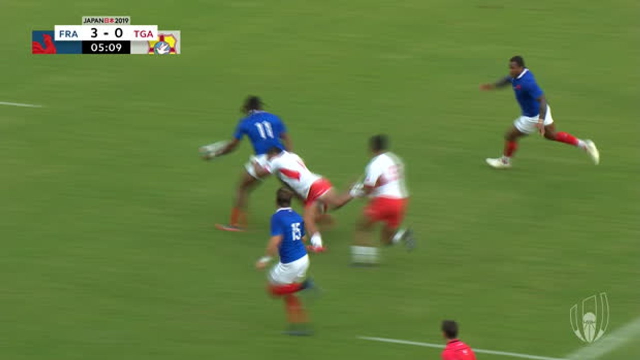 France into World Cup quarters after dramatic win over Tonga