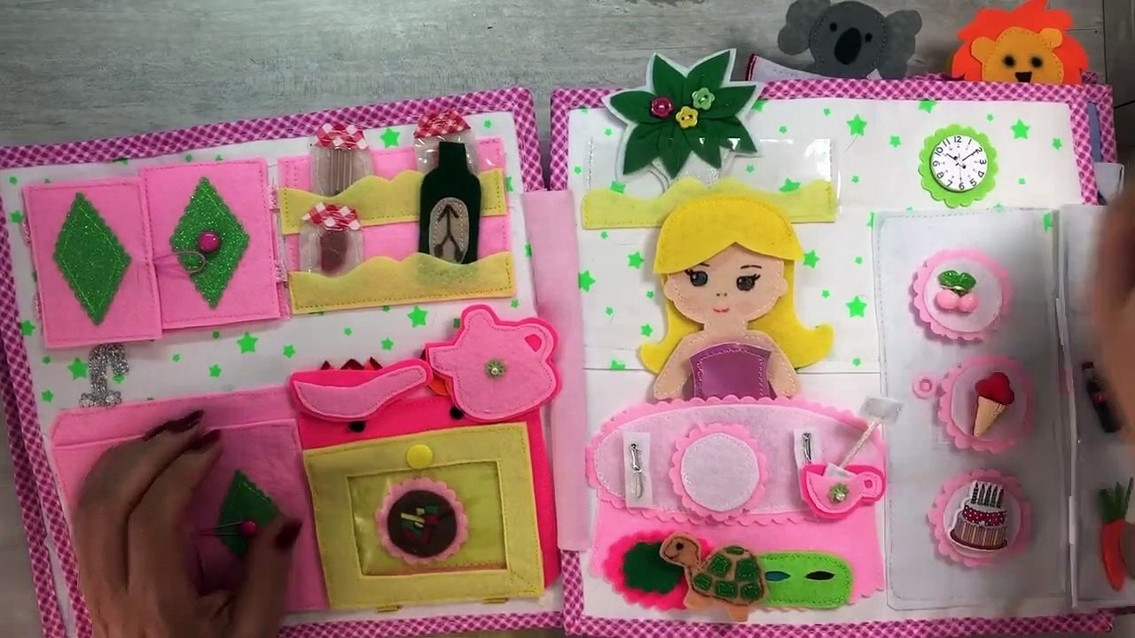 MACERA DEVAM EDİYOR! Ece' nin bebek evi, dollhouse,aktivite kitab, Quiet book,
