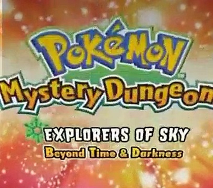 Pokemon S12X01 Mystery Dungeon 3 Explorers of Sky - Beyond Time and Darkness