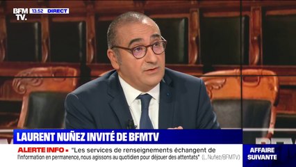 Attaque à la Préfecture de police: Laurent Nuñez exclut "à ce stade" l'existence "d'une cellule"