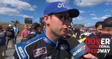 Briscoe wins Xfinity pole at Dover despite electrical issue cropping up