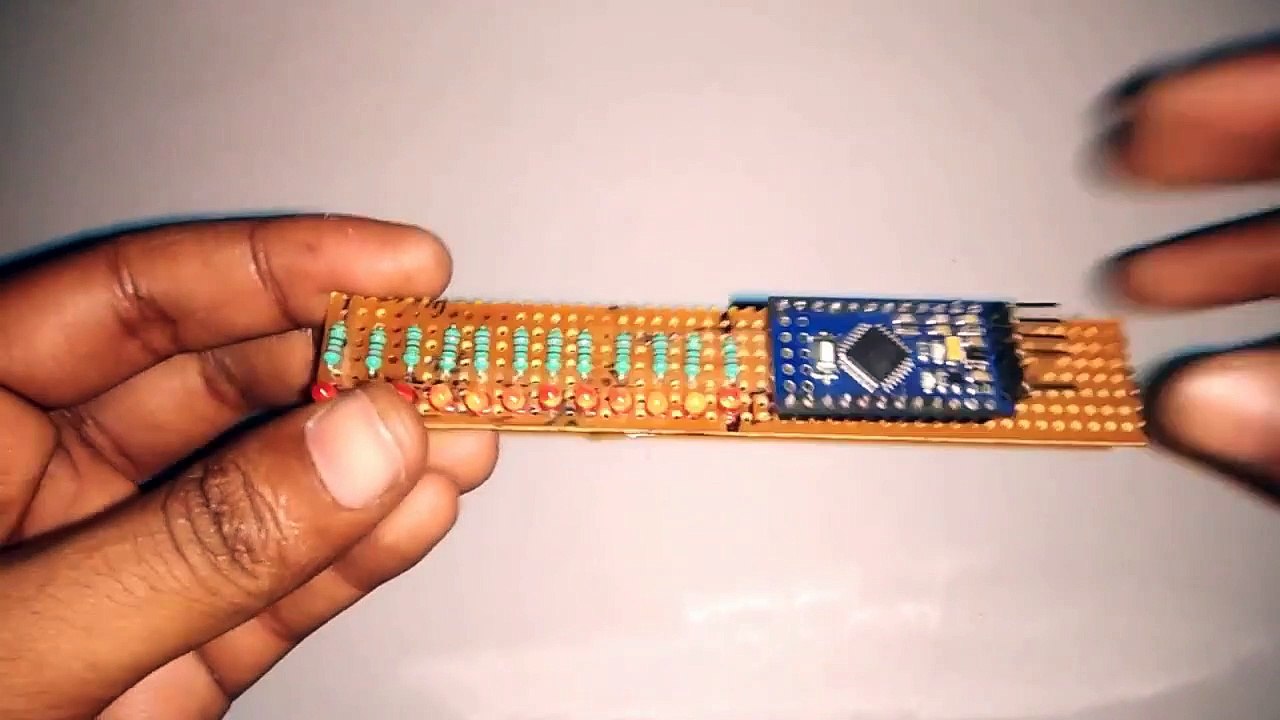 How to make simple led POV display -- POV display using arduino -- Propeller clock --arduino project