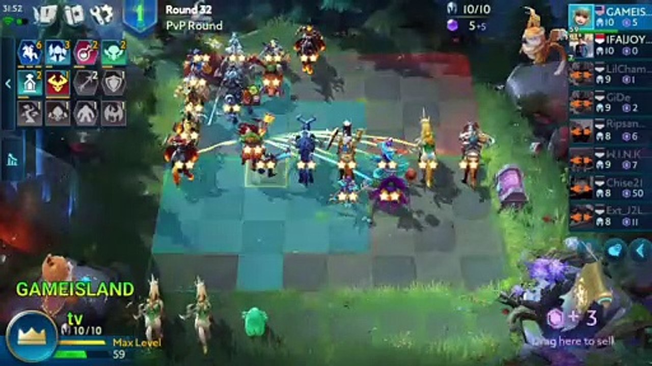 [CHESS RUSH][CLASSIC MODE][S1][KING] #133. 6RIDER VS 6RIDER & 6HUMAN & 3SORCERER