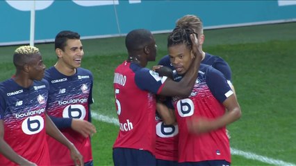 Lille 1-0 Nimes - GOAL: Loic Remy