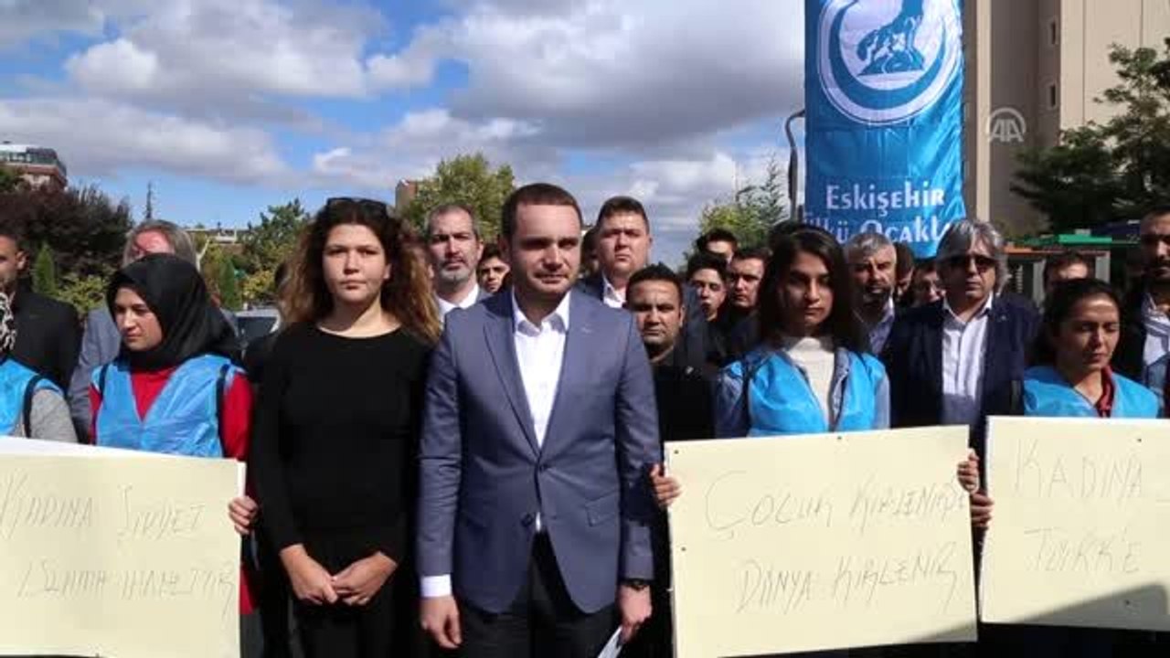 Ülkü Ocaklarından "kadına yönelik şiddete" karşı farkındalık etkinliği - ESKİŞEHİR