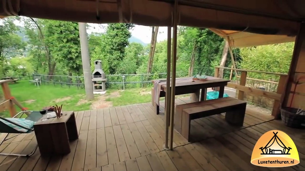 Camping Frankrijk - Luxe Glamping vakantie bestemmingen in een Safaritent met badkamer - LuxeTentHuren.nl