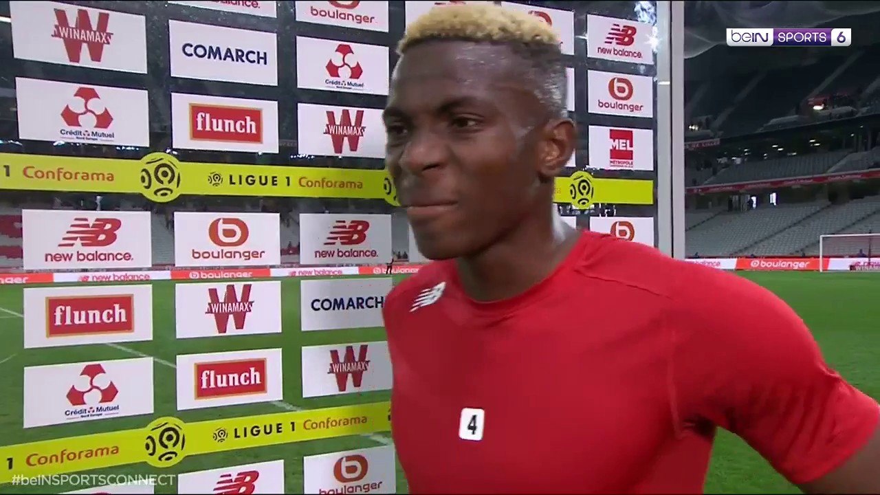 Victory Osimhen "Not Tired" After Salvaging Point for Lille