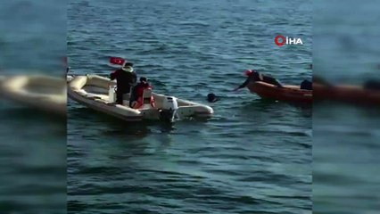 Kadıköy açıklarındaki can pazarı kamerada