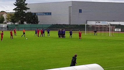 Le but sur coup franc de l'éternel "Tonygoal" Rigole contre Vaux-sur-Blaise (3-1) !