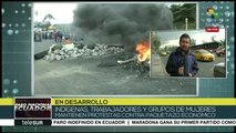 Ecuador: persisten protestas en Chimborazo, Cotopaxi e Imbabura