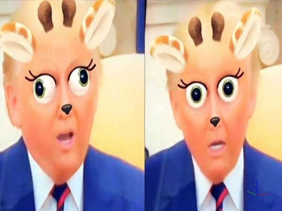 President Trump Snapchat filter