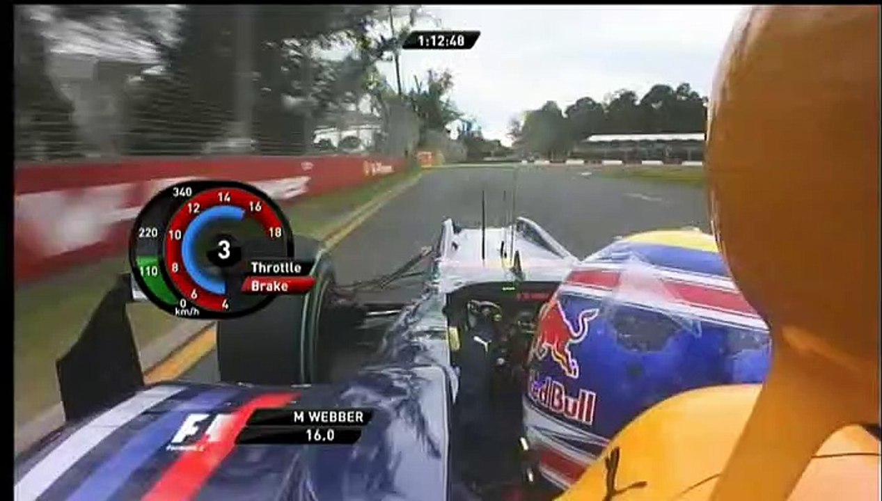 F1, Australia 2010 (FP2) Mark Webber OnBoard