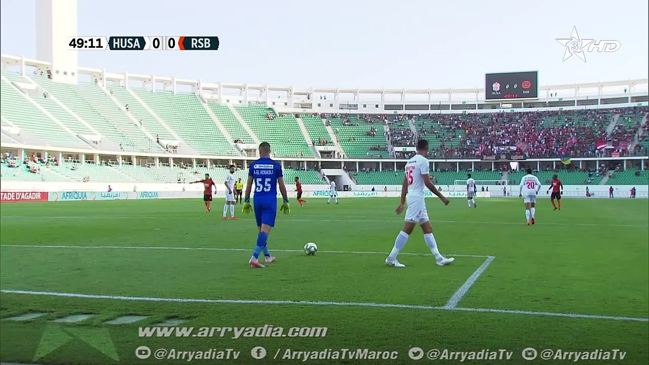 حسنية أكادير 0-1 نهضة بركان هدف العربي الناجي في الدقيقة 50. -  - #البطولة_الإحترافية_مؤجل الجولة01_