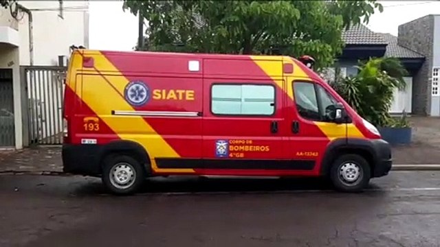 Idoso de 82 anos sofre queda e tem lesão na cabeça; Siate foi mobilizado para atendimento