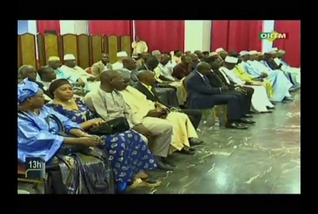 ORTM / Le président Boubacar Keita a reçu les représentants des partis signataires de l’accord politique de gouvernance