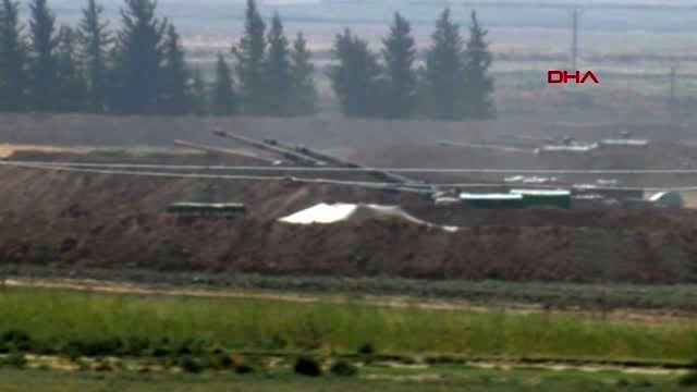 Şanlıurfa sınırda namlular suriye'ye çevrildi