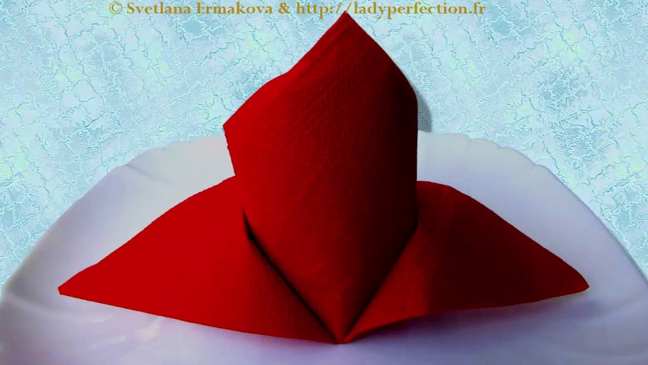 Pliage Serviettes Papier Facile Gratuit