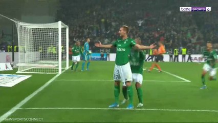 Saint-Etienne 1-0 Lyon - GOAL: Robert Beric