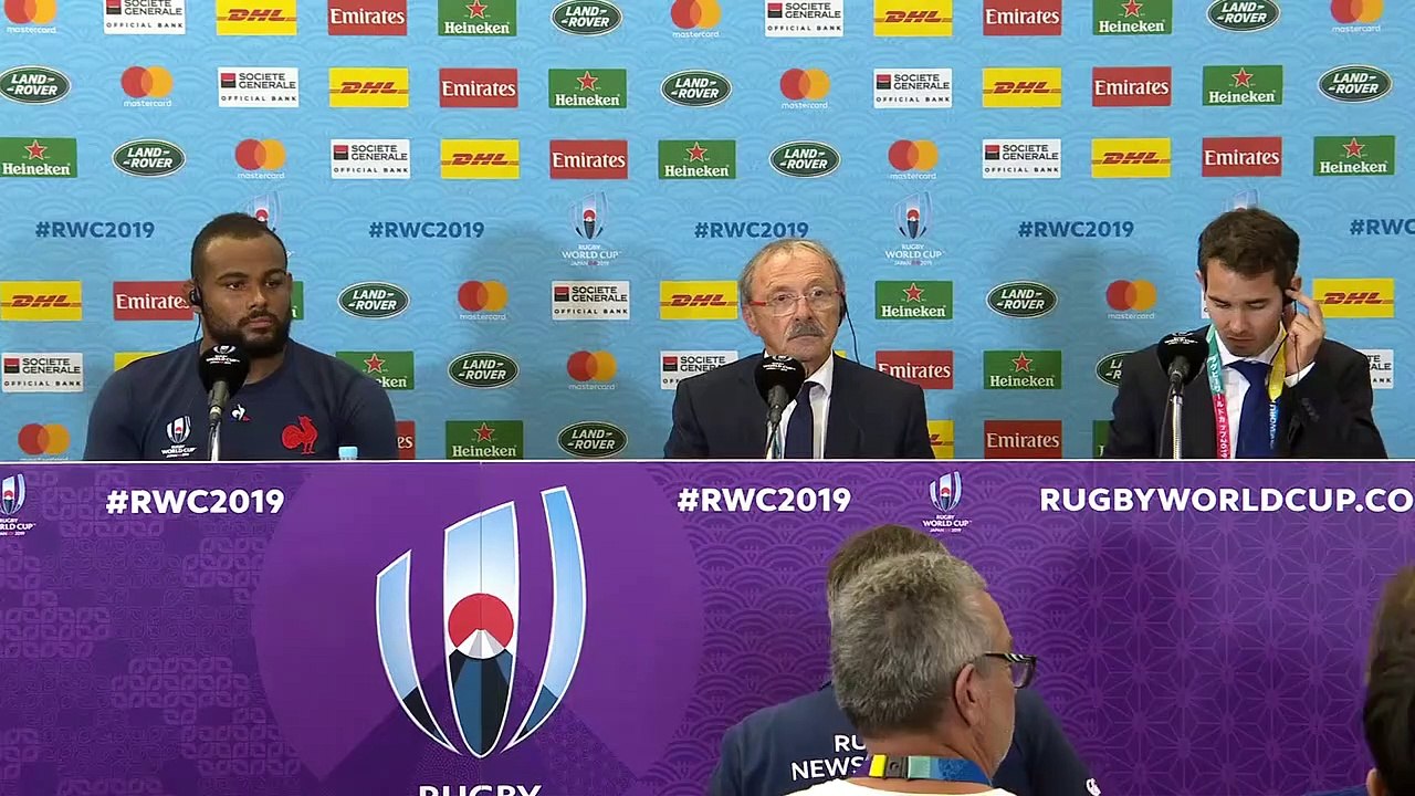 Jefferson Poirot et Jacques Brunel - Conference de presse post match