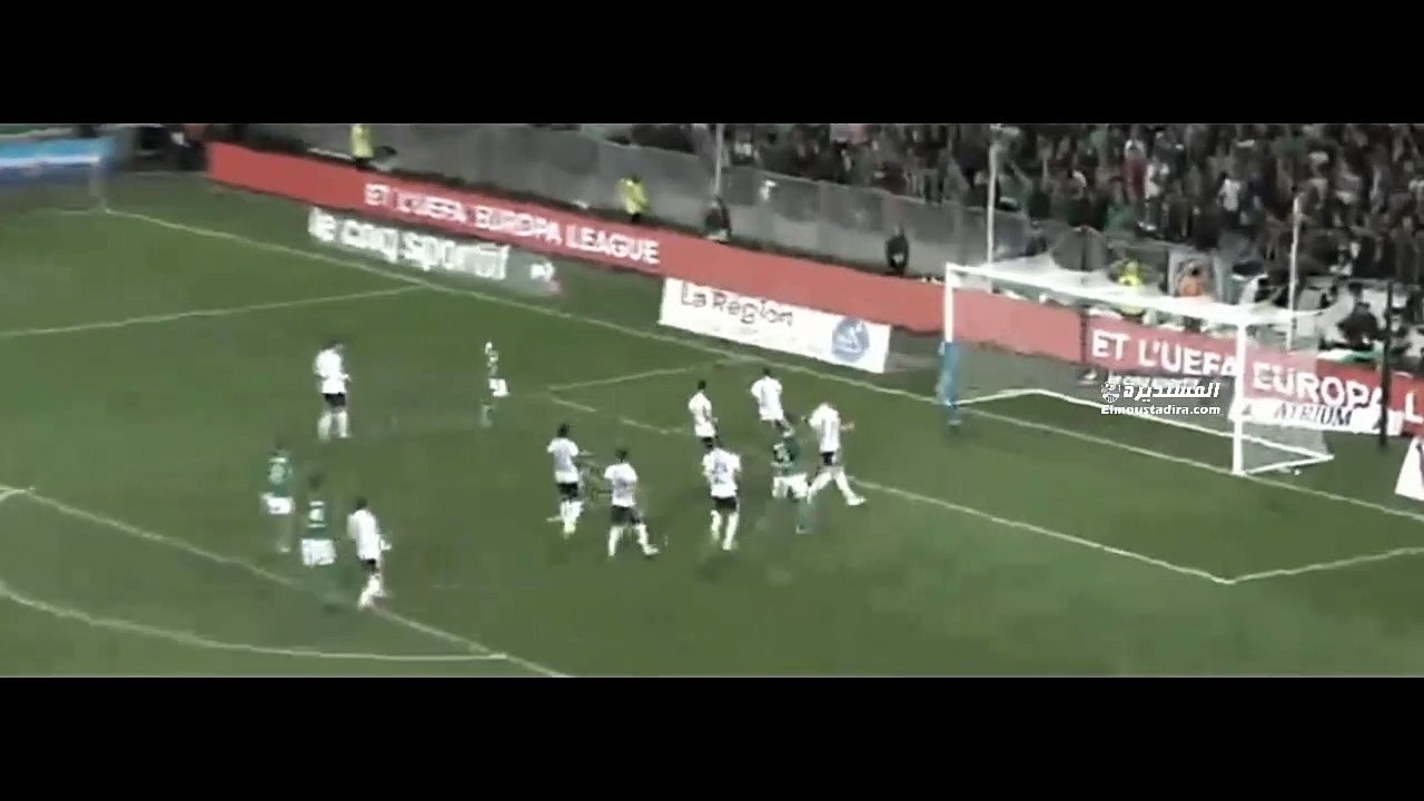 مباراة جميلة جدا من رياض بودبوز في الديربي أمام ليون اليوم