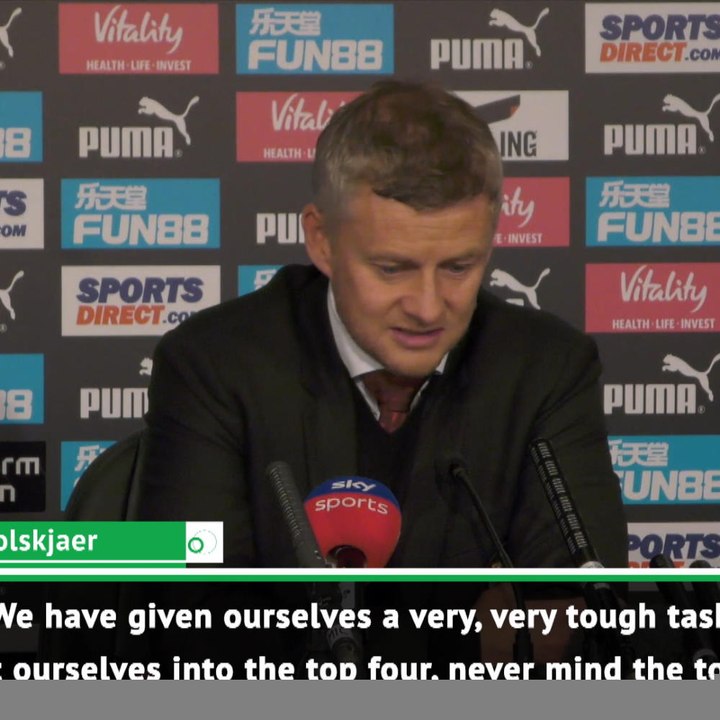 Solskjaer admits top-six finish will be tough