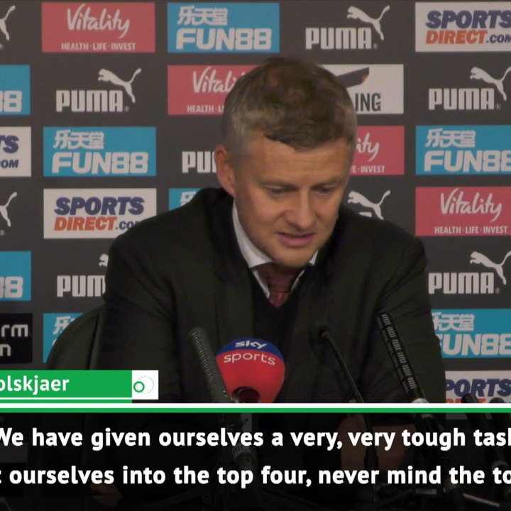 Solskjaer admits top-six finish will be tough