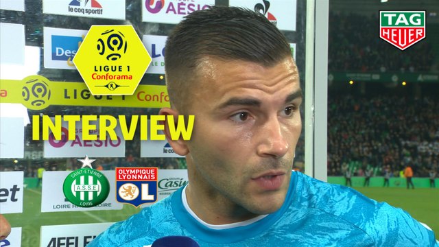Interview de fin de match : AS Saint-Etienne - Olympique Lyonnais (1-0) - Résumé - (ASSE-OL) / 2019-20
