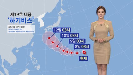 [날씨] 오늘 비 오며 쌀쌀...제19호 태풍 '하기비스' 발생 / YTN