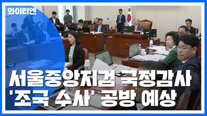 '조국 수사' 서울중앙지검 국감...여야 격론 예고 / YTN