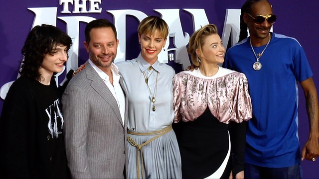 Charlize Theron, Chloe Grace Moretz, Finn Wolfhard, Snoop Dogg The Addams Family World Premiere