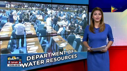 Planong pagbuo ng Department of Water Resources, tatalakayin ng Kamara
