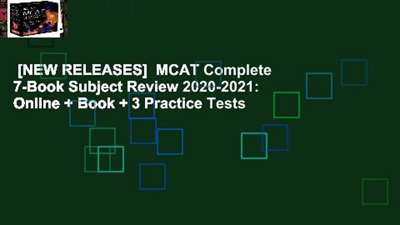 [NEW RELEASES]  MCAT Complete 7-Book Subject Review 2020-2021: Online + Book + 3 Practice Tests