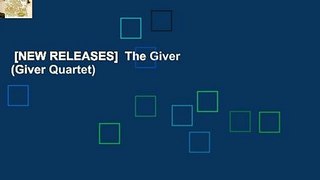 [NEW RELEASES]  The Giver (Giver Quartet)