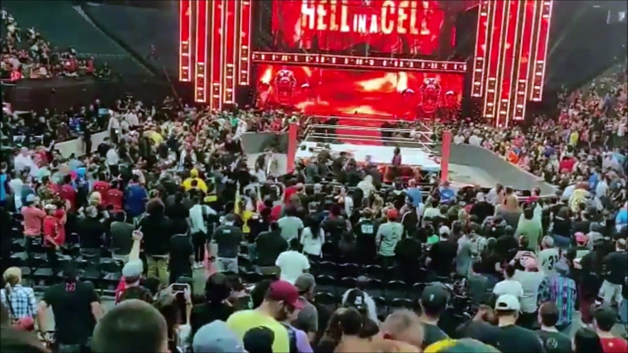 Audience At WWE Hell In A Cell Unhappy Booing Chanting AEW & Refund