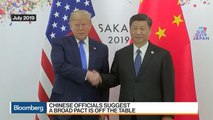 China Narrows Scope for a Trade Deal With the U.S.