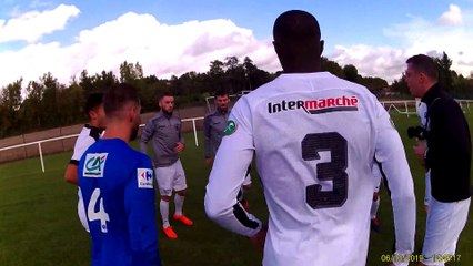 Echauffement avant match