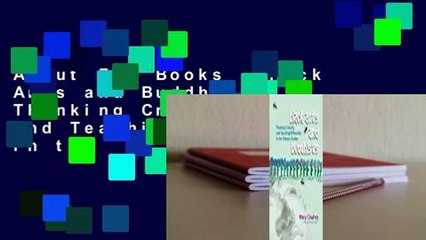 About For Books  Black Ants and Buddhists: Thinking Critically and Teaching Differently in the