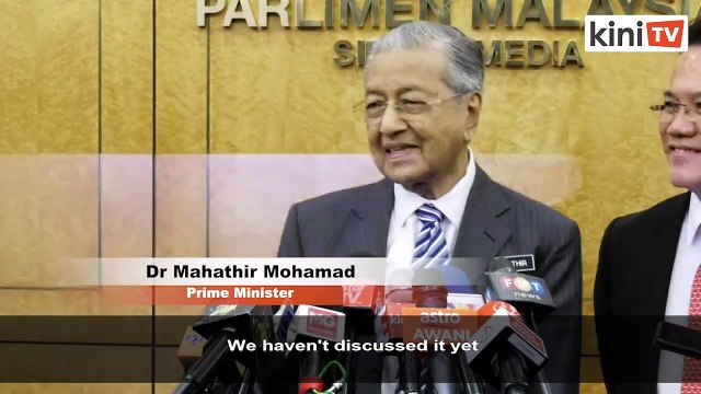 Dr Mahathir: We're not studying the re-introduction of GST yet