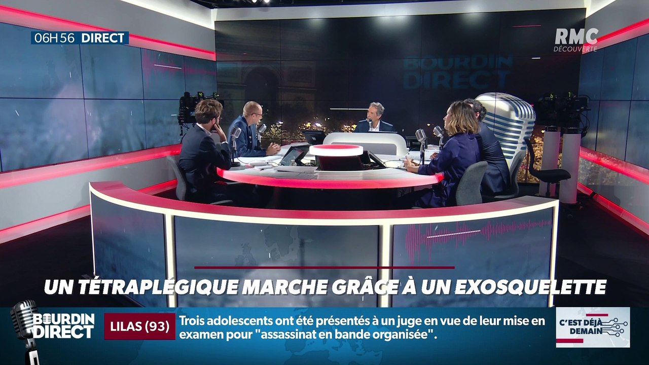La chronique d'Anthony Morel : Un tétraplégique marche grâce à un exosquelette - 07/10