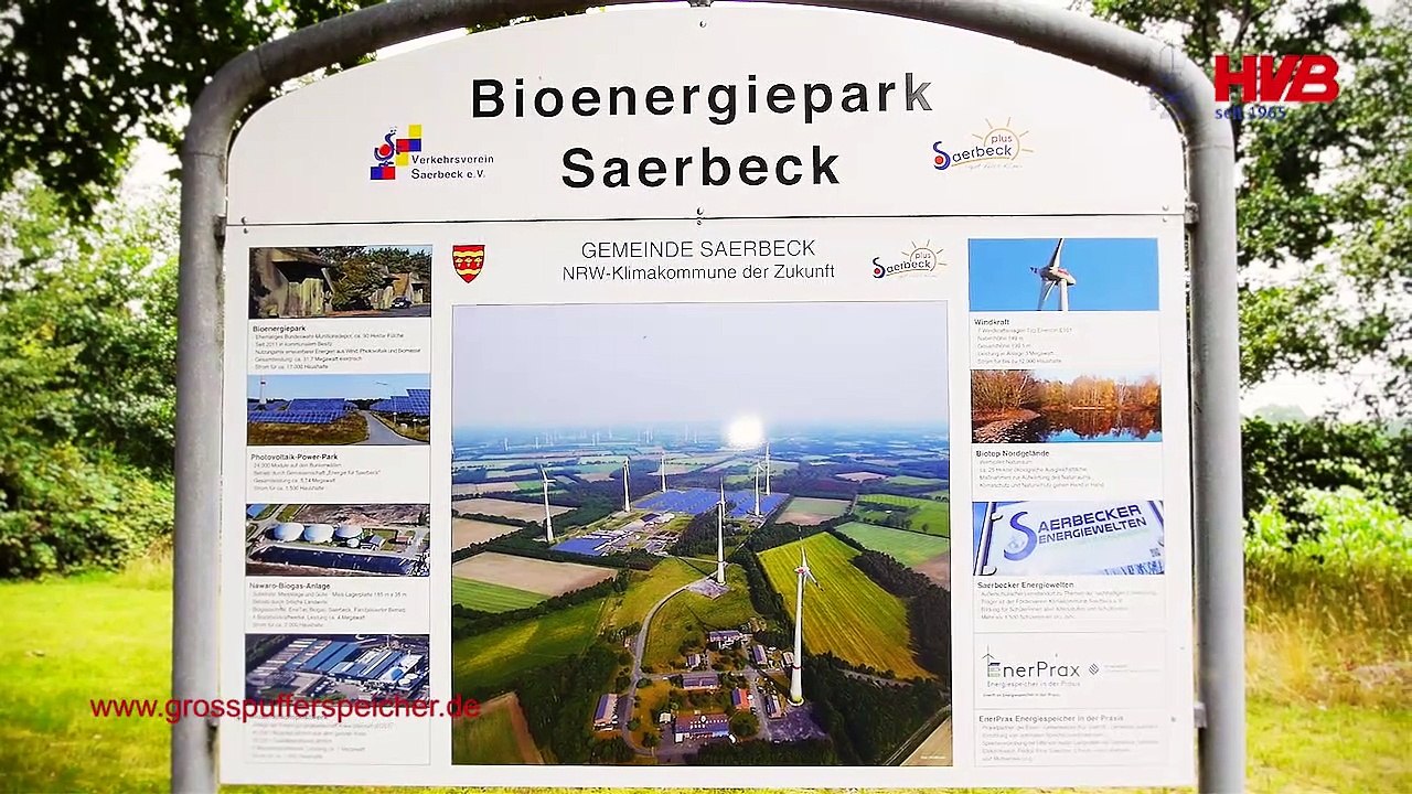 Hans van bebber heizungsbau - großpufferspeicher im bioenergiepark der klimakommune saerbeck bzw. der saergas gmbh & co. kg - www.großpufferspeicher.de - karrideo imagefilm ©®™