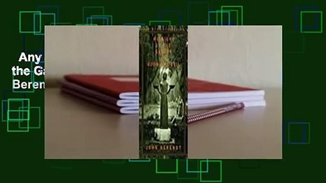 Any Format For Kindle  Midnight in the Garden of Good and Evil by John Berendt
