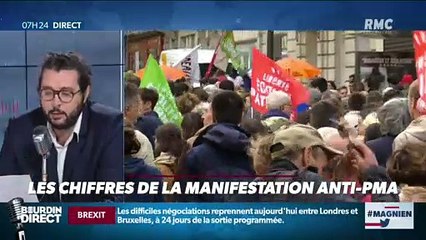 #Magnien, la chronique des réseaux sociaux : Les chiffres de la manifestation anti-PMA - 07/10