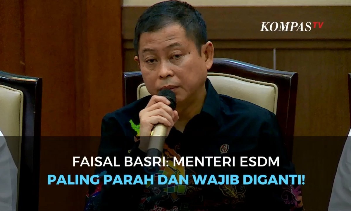 Faisal Basri: Menteri ESDM dan Wakilnya Terparah dan Wajib Diganti!