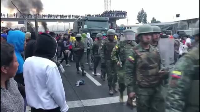 Fallece un hombre en Ecuador en las protestas por la subida de los combustibles