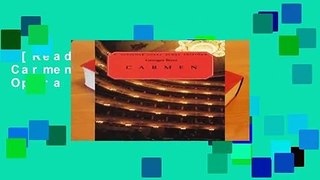 [Read] Georges Bizet Carmen (Vocal Score) Opera  For Online