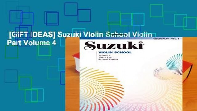 [GIFT IDEAS] Suzuki Violin School Violin Part Volume 4